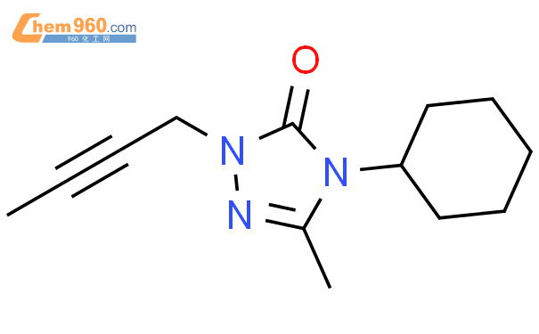 2199591 31 4 3H 1 2 4 Triazol 3 one 2 2 butyn 1 yl 4 cyclohexyl 2 4 2199591-31-4-3h-1-2-4-triazol-3-one-2-2-butyn-1-yl-4-cyclohexyl-2-4