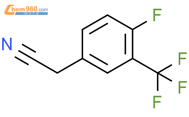 4-氟-3-(三氟甲基)苯乙腈结构式图片|220239-65-6结构式图片