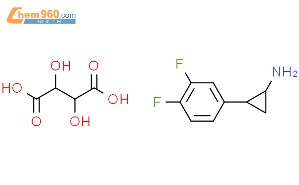 (1R,2S)-2-(3,4-二氟苯基)环丙胺 (2R,3R)-2,3-二羟基丁二酸盐