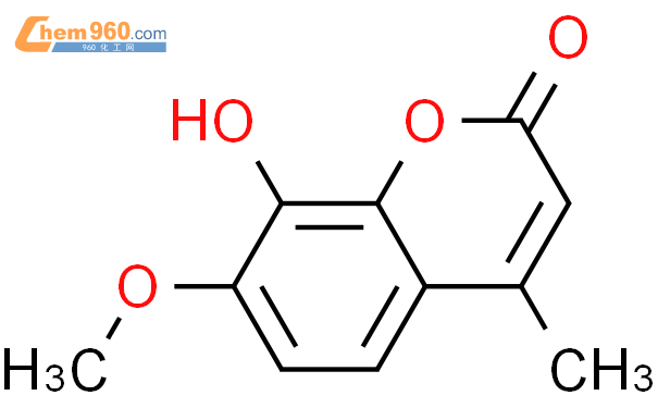7-甲氧基-8-羟基-4-甲基香豆素结构式图片|22084-94-2结构式图片