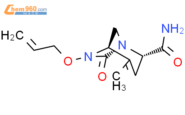 (1R,2S,5R)-4-Methyl-7-oxo-6-(2-propen-1-
yloxy)-1,6-diazabicyclo[3.2.1]oct-3-ene-2-
carboxamide