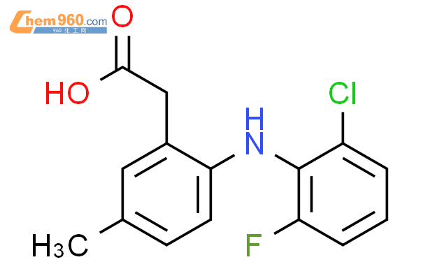 Benzeneacetic acid,2-[(2-chloro-6-fluorophenyl)amino]-5-methyl-