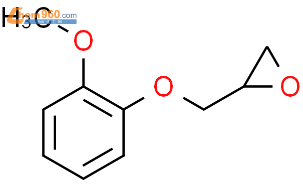 1-甲氧基-2-(环氧基甲氧基)苯结构式图片|2210-74-4结构式图片
