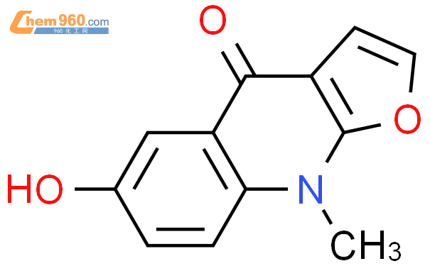 6-羟基-9-甲基-呋喃并[2,3-b]喹啉-4(9h)-酮
