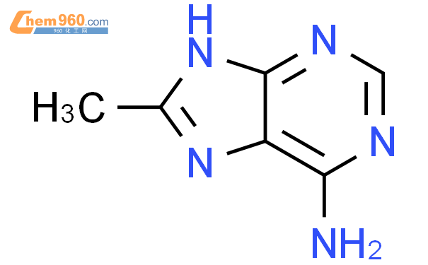 8-甲基-7H-嘌呤-6-胺结构式图片|22387-37-7结构式图片