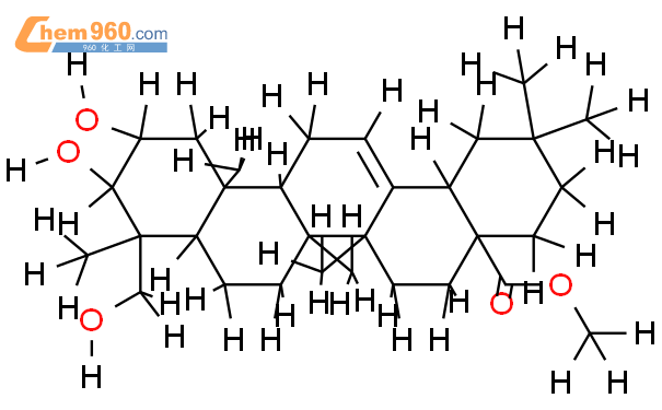 贝萼皂苷元甲酯结构式图片|22425-81-6结构式图片
