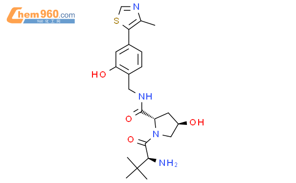 3-methyl-L-valyl-4-hydroxy-N-[[2-hydroxy-4-(4-methyl-5-thiazolyl)phenyl]methyl]-
