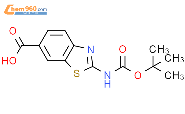 2-N-叔丁氧基羰基氨基苯并噻唑-6-羧酸