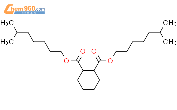 227472 91 512 Cyclohexanedicarboxylic Acid Diisooctyl Ester化学式、结构式、分子式、mol 960化工网 