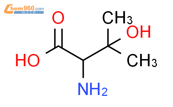 (R)-2-氨基-3-羟基-3-甲基丁酸结构式图片|2280-48-0结构式图片