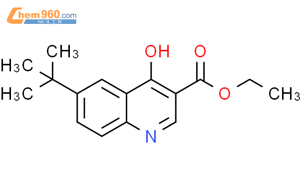 6-(叔丁基)-4-羟基喹啉-3-羧酸乙酯