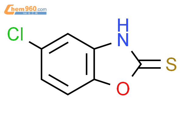 5-氯-2-巯基苯并恶唑结构式图片|22876-19-3结构式图片