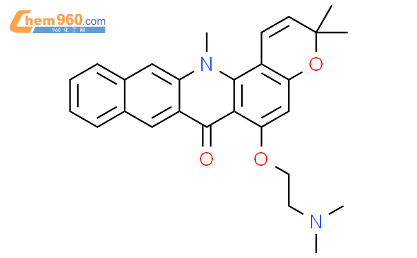 H Benzo B Pyrano H Acridin One Dimethylamino Ethoxy Dihydro