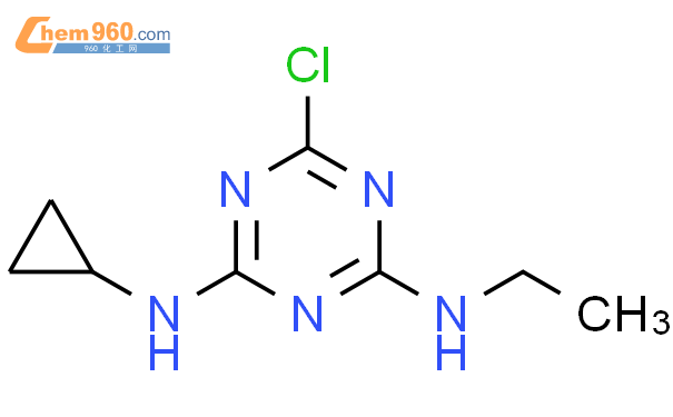 6-chloro-2-N-cyclopropyl-4-N-ethyl-1,3,5-triazine-2,4-diamine