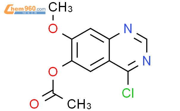 6-acetoxy-4-chloro-7-methoxyquinazoline