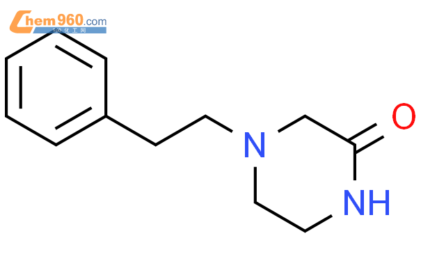 4-苯乙基哌嗪-2-酮结构式图片|23099-72-1结构式图片