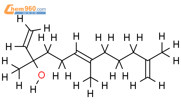 23143-53-5,(+-)-trans-alpha-nerolidol化学式、结构式、分子式、mol、smiles – 960化工网