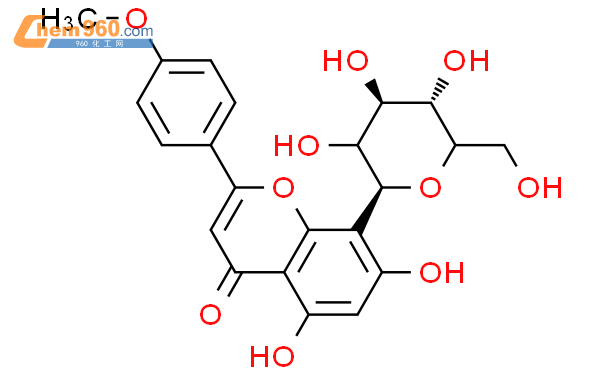 垂马黄酮结构式图片|2326-34-3结构式图片