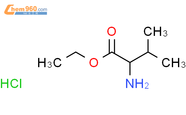 DL-缬氨酸乙酯盐酸盐结构式图片|23358-42-1结构式图片