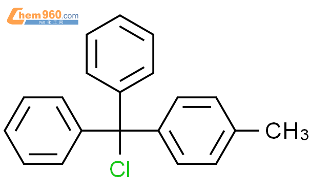 4-甲基三苯甲基氯化物结构式图片|23429-44-9结构式图片