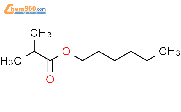 异丁酸己酯结构式图片|2349-07-7结构式图片