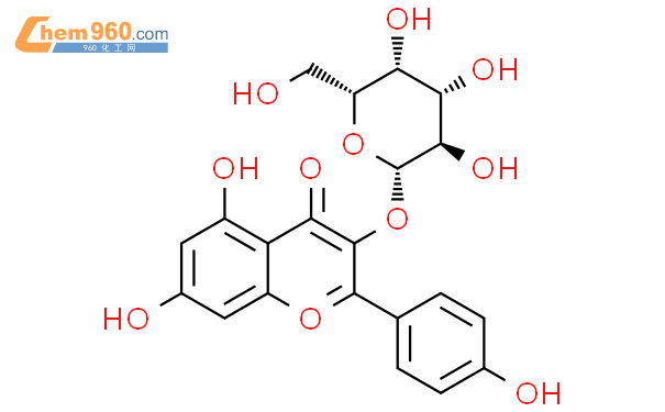 三叶豆苷；山奈酚-3-O-半乳糖苷