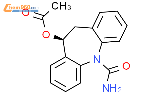 5H-Dibenz[b,f]azepine-5-carboxamide,10-(acetyloxy)-10,11-dihydro-, (10S)-