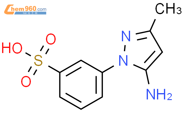 1-(3'-磺基苯基)-3-甲基-5-氨基吡唑
