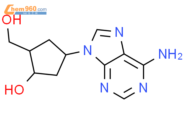 23722 91 0 Cyclopentanemethanol 4 6 Amino 9h Purin 9 Yl 2 Hydroxy 1r 2s 4r Rel Cas号 23722