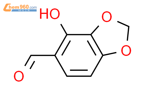 4-hydroxybenzo[d][1,3]dioxole-5-carbaldehyde
