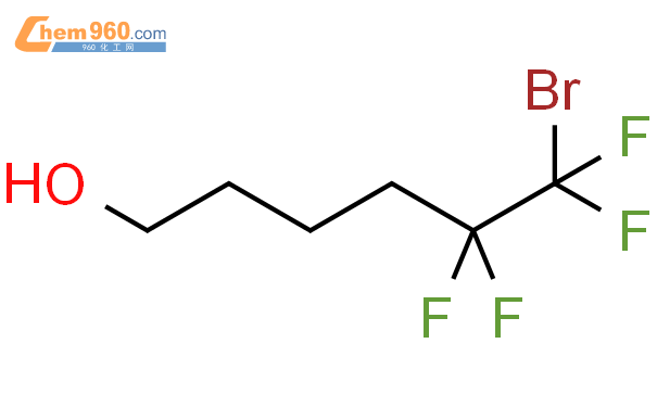 6-溴-5,5,6,6-四氟-1-己醇结构式