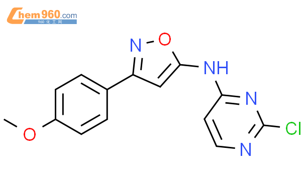 4-Pyrimidinamine, 2-chloro-N-[3-(4-methoxyphenyl)-5-isoxazolyl]-