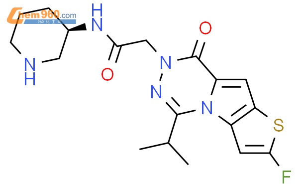 2409824 97 9 2 [4 Fluoro 9 Oxo 12 Propan 2 Yl 5 Thia 1 10 11 Triazatricyclo[6 4 0 0 2 6]dodeca