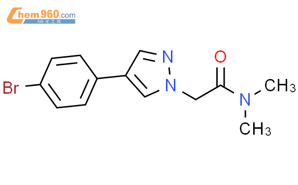 2-(4-(4-溴苯基)-1H-吡唑-1-基)-N,N-二甲基乙酰胺