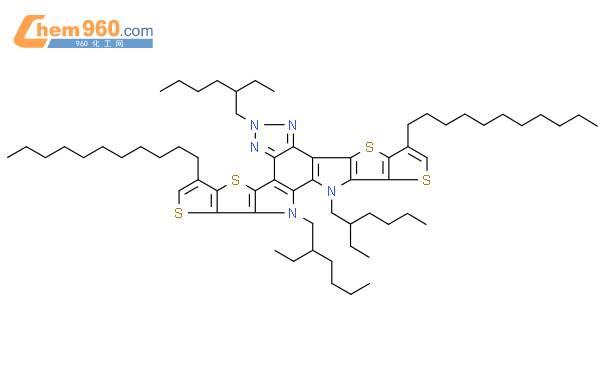 6,12,13-Tris(2-ethylhexyl)-3,9-diundecyl-12,13-dihydro-6H-thieno[2",3":4',5']thieno[2',3':4,5]pyrrolo[3,2-g]thieno[2',3':4,5]thieno[3,2-b][1,2,3]triazolo[4,5-e]indole