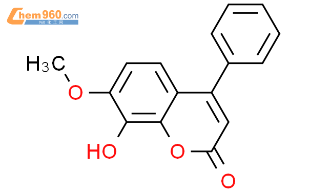 4-苯基瑞香素7-甲基醚结构式图片|24258-36-4结构式图片