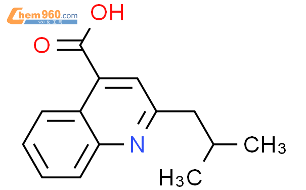2-(2-甲基丙基)-4-喹啉羧酸