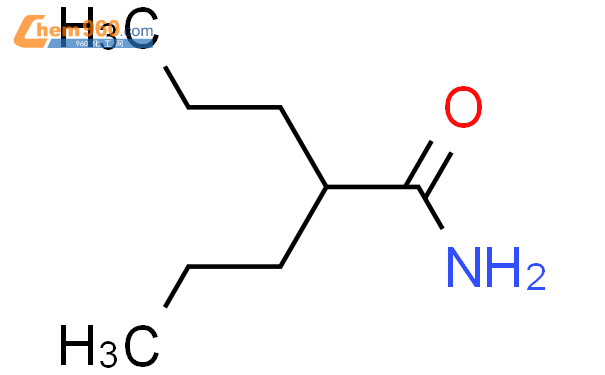 丙戊酰胺结构式图片|2430-27-5结构式图片