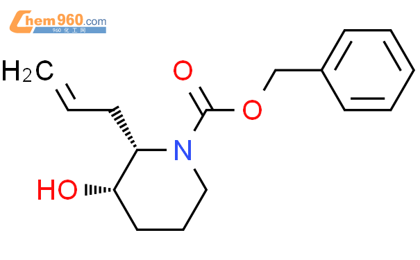 (2S*,3S*)-2-烯丙基-3-羟基-1-哌啶羧酸苄酯