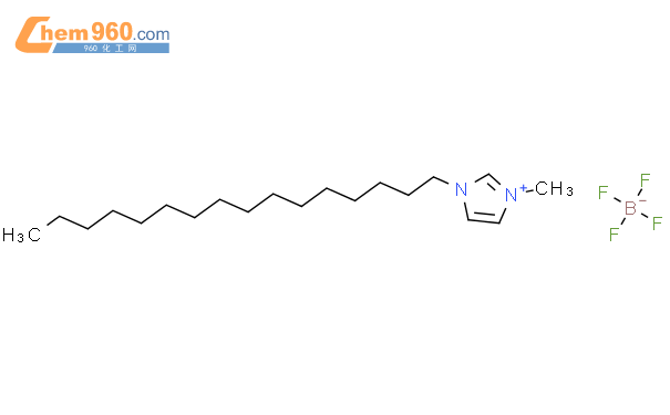 1-十六烷基-3-甲基咪唑四氟硼酸盐,1-hexadecyl-3-methylimidazolium tetrafluoroborate