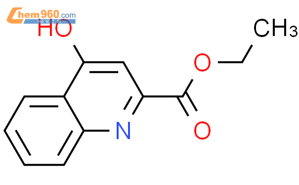 4-羟基喹啉-2-甲酸乙酯结构式图片|24782-43-2结构式图片