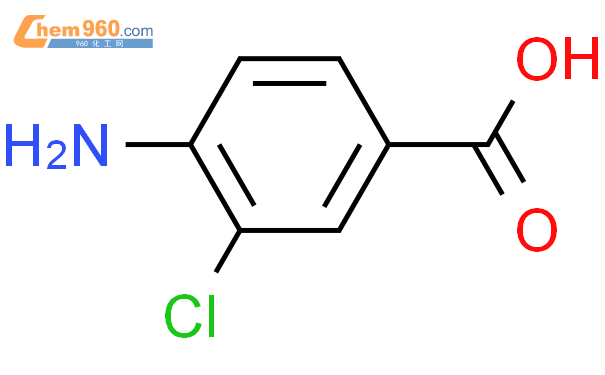 3-氯-4-氨基苯甲酸结构式图片|2486-71-7结构式图片