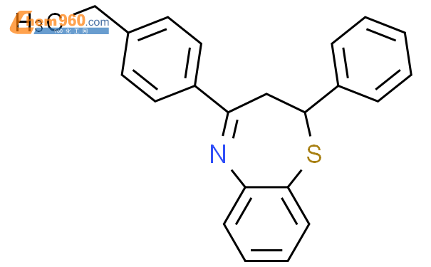 249269-94-1,1,5-Benzothiazepine, 4-(4-ethylphenyl)-2,3-dihydro-2-phenyl ...