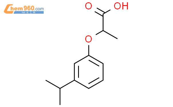 2-(3-異丙基苯氧基)丙酸結構式圖片|25140-93-6結構式圖片