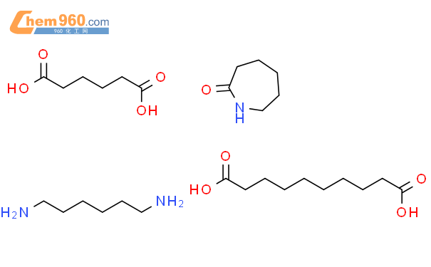 癸二酸与六氢-2H-氮杂卓-2-酮, 1,6-己烷二胺和己二酸的聚合物