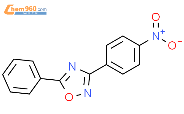 25283 95 8124 Oxadiazole 3 4 Nitrophenyl 5 Phenyl 化学式、结构式、分子式、mol