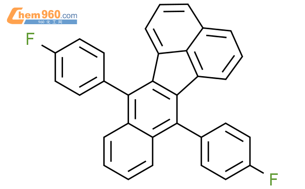 253436 26 9 Benzo[k]fluoranthene 7 12 Bis 4 Fluorophenyl 化学式、结构式、分子式、mol 960化工网