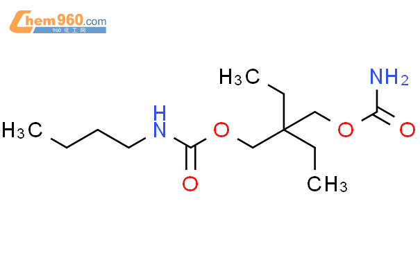 Carbamic acid, butyl-,2-ethyl-2-(hydroxymethyl)butyl ester carbamate ...