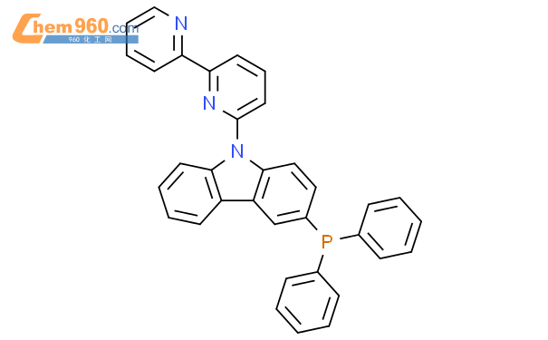 9-[2,2′-联吡啶]-6-基-3-（二苯基膦基）-9H-咔唑