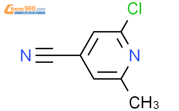 2-氯-6-甲基-异烟腈结构式图片|25462-98-0结构式图片